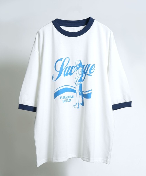 Starting Over(スターティングオーバー)の「【ユニセックス】オーバーサイズ ラグランスリーブ リンガー プリントTシャツ / 半袖 / 古着風 アメカジ(Tシャツ/カットソー・メンズ・グリーン系その他/グリーン系その他2/グリーン系その他3/ホワイト/レッド/グリーン/ホワイト系その他/レッド系その他/ホワイト系その他3/レッド系その他3/ブラック/ブラック系その他2/ブラック系その他/ホワイト系その他2/レッド系その他2/ブラック系その他3/ホワイト系その他4/レッド系その他4/ブルー系その他/ホワイト系その他5/レッド系その他5/ホワイト系その他6/レッド系その他6/ホワイト系その他7/レッド系その他7/ホワイト系/レッド系/ネイビー/グレー/グレー系その他・S/M/L/XL)」の21枚目の写真