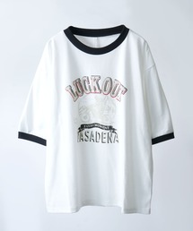 Starting Over(X^[eBOI[o[)oversize raglan sleeve print  T-shirt/I[o[TCY OX[u vg TVc/K[ vgTVc (TVc/Jbg\[)