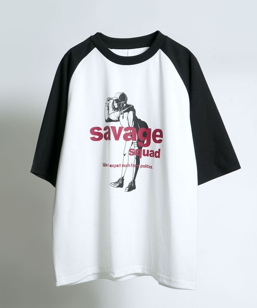 Starting Over（スターティングオーバー）の「oversize raglan sleeve print  T-shirt/オーバーサイズ ラグランスリーブ プリント Tシャツ/リンガー プリントTシャツ 半袖（Tシャツ/カットソー・メンズ・グリーン系その他/グリーン系その他2/グリーン系その他3/ホワイト/レッド/グリーン/ホワイト系その他/レッド系その他/ホワイト系その他3/レッド系その他3/ブラック/ブラック系その他2/ブラック系その他/ホワイト系その他2/レッド系その他2/ブラック系その他3/ホワイト系その他4/レッド系その他4/ブルー系その他/ホワイト系その他5/レッド系その他5/ホワイト系その他6/レッド系その他6/ホワイト系その他7/レッド系その他7/ホワイト系/レッド系・S/M/L/XL）」の8枚目の写真