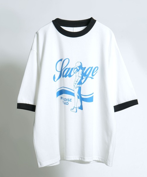 Starting Over（スターティングオーバー）の「oversize raglan sleeve print  T-shirt/オーバーサイズ ラグランスリーブ プリント Tシャツ/リンガー プリントTシャツ 半袖（Tシャツ/カットソー・メンズ・グリーン系その他/グリーン系その他2/グリーン系その他3/ホワイト/レッド/グリーン/ホワイト系その他/レッド系その他/ホワイト系その他3/レッド系その他3/ブラック/ブラック系その他2/ブラック系その他/ホワイト系その他2/レッド系その他2/ブラック系その他3/ホワイト系その他4/レッド系その他4/ブルー系その他/ホワイト系その他5/レッド系その他5/ホワイト系その他6/レッド系その他6/ホワイト系その他7/レッド系その他7/ホワイト系/レッド系・S/M/L/XL）」の9枚目の写真