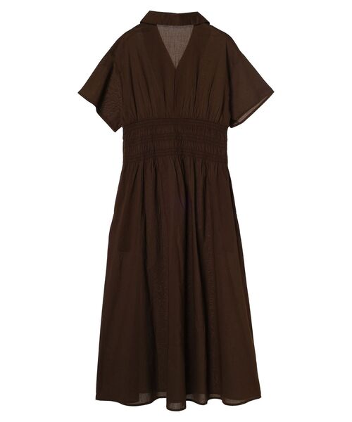 CRAFT STANDARD BOUTIQUE(クラフトスタンダードブティック)の「インド綿オープンカラーワンピース(ワンピース・レディース・ブラウン/ブラック/ブルー・FREE)」の20枚目の写真