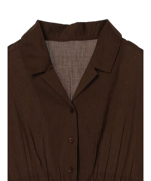 CRAFT STANDARD BOUTIQUE(クラフトスタンダードブティック)の「インド綿オープンカラーワンピース(ワンピース・レディース・ブラウン/ブラック/ブルー・FREE)」の21枚目の写真