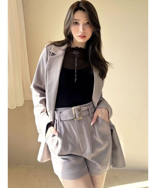 RESEXXY(リゼクシー)の「ダブルテーラードミディジャケット【セットアップ着用可能】(テーラードジャケット・レディース・モカ/アイボリー/その他1・FREE)」の15枚目の写真