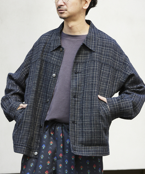 JOURNAL STANDARD relume(ジャーナルスタンダード レリューム)の「【European Flax / ヨーロピアンフラックス】トラッカージャケット(その他アウター・メンズ・コバルトブルー/グリーン/ブラック・MEDIUM/LARGE)」の20枚目の写真