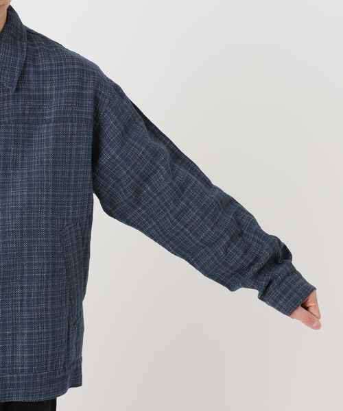 JOURNAL STANDARD relume(ジャーナルスタンダード レリューム)の「【European Flax / ヨーロピアンフラックス】トラッカージャケット(その他アウター・メンズ・コバルトブルー/グリーン/ブラック・MEDIUM/LARGE)」の5枚目の写真