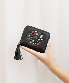 INDIGO LEATHER STADS WALLET (MIDDLE)（財布）｜TMT（ティーエム