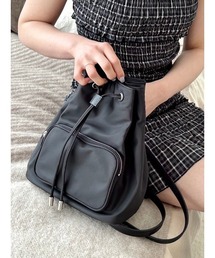 LILY BROWN | 2wayナイロンバケットリュック(バックパック/リュック)