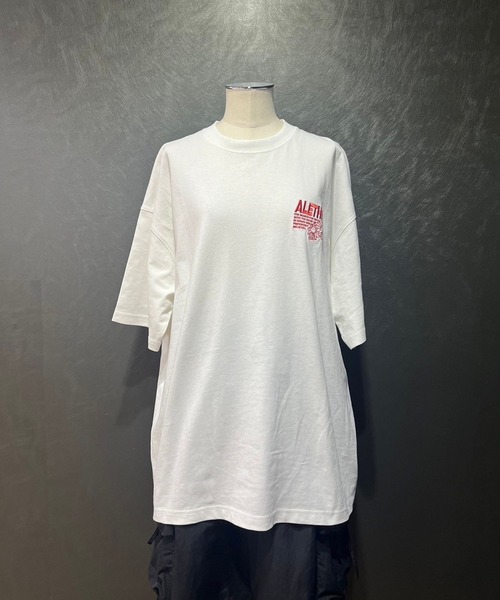 PBLIM（ページボーイリム）の「PBLIM/アートフラワーT（Tシャツ/カットソー・レディース・オフホワイト/ブラック/ベージュ/サックスブルー・MEDIUM/LARGE）」の19枚目の写真