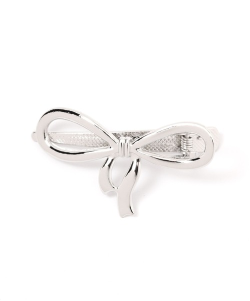 Heather（ヘザー）の「リボンモチーフクリップ　118766（バレッタ/ヘアクリップ・レディース・シルバー/ゴールド・ONE SIZE）」の9枚目の写真