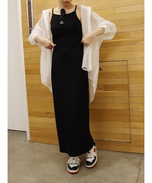 EVRIS（エヴリス）の「シアーオーバーサイズシャツ（シャツ/ブラウス・レディース・ホワイト/ブラック/ブルー・FREE）」の14枚目の写真