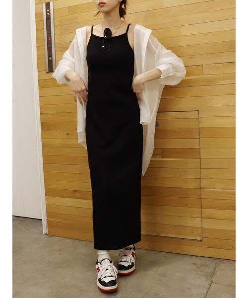 EVRIS（エヴリス）の「シアーオーバーサイズシャツ（シャツ/ブラウス・レディース・ホワイト/ブラック/ブルー・FREE）」の15枚目の写真