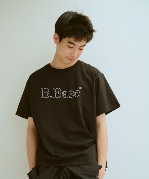 BROKEN BASE（ブロークンベース）の「Broken BaseアソートロゴTシャツ（Tシャツ/カットソー・メンズ・ネイビー系1/オフホワイト/レッド/ブラック/グレー系2/グレー系1/ネイビー系2/ブラック系/ホワイト/ネイビー系3/アッシュ・LARGE/MEDIUM/SMALL）」の5枚目の写真