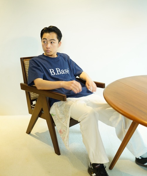 BROKEN BASE（ブロークンベース）の「Broken BaseアソートロゴTシャツ（Tシャツ/カットソー・メンズ・ネイビー系1/オフホワイト/レッド/ブラック/グレー系2/グレー系1/ネイビー系2/ブラック系/ホワイト/ネイビー系3/アッシュ・LARGE/MEDIUM/SMALL）」の19枚目の写真