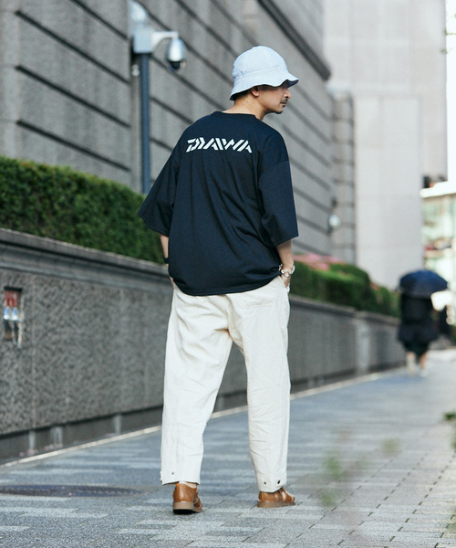 DAIWA 別注 ロゴデザイン ロングTシャツ ブラック L セール】DAIWA / ダイワ 別注 ロゴ Tシャツ（Tシャツ/カットソー