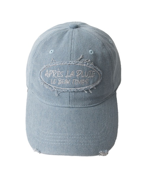 WEGO（ウィゴー）の「WEGO/サークルフリンジロゴデニムキャップ（キャップ・レディース・ブラック系その他/スカイブルー・FREE）」の8枚目の写真