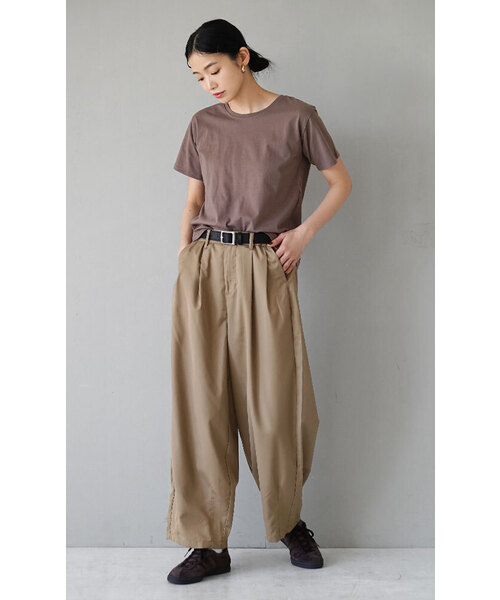 e-zakkamania stores(イーザッカマニアストアーズ)の「オトナのきれいめ サーカスパンツ(その他パンツ・レディース・ライトブルー/ホワイト/杢グレー/ブラック/ベージュ・M/L)」の11枚目の写真