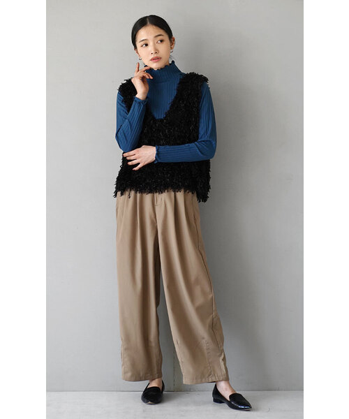 e-zakkamania stores(イーザッカマニアストアーズ)の「オトナのきれいめ サーカスパンツ(その他パンツ・レディース・ライトブルー/ホワイト/杢グレー/ブラック/ベージュ・M/L)」の21枚目の写真