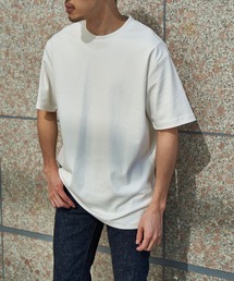 JEANS FACTORY Clothes（ジーンズファクトリークローズ）の「[Jeans Factory Clothes/ジーンズファクトリークローズ] 【抗菌・防臭・接触冷感】シルケットスムース スローブネック無地Tシャツ（Tシャツ/カットソー・メンズ）」