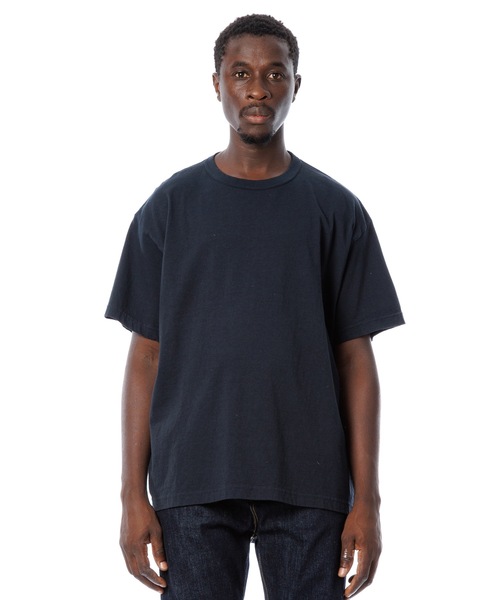 Sandinista(サンディニスタ)の「Cadet American Cotton Easy Fit Tee / アメリカコットン使用イージフィットTシャツ(Tシャツ/カットソー・メンズ・ホワイト/チャコール/ネイビー/ブラック・SMALL/LARGE/MEDIUM)」の1枚目の写真