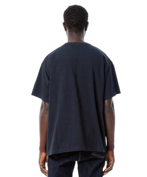 Sandinista(サンディニスタ)の「Cadet American Cotton Easy Fit Tee / アメリカコットン使用イージフィットTシャツ(Tシャツ/カットソー・メンズ・ホワイト/チャコール/ネイビー/ブラック・SMALL/LARGE/MEDIUM)」の12枚目の写真