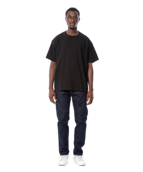 Sandinista(サンディニスタ)の「Cadet American Cotton Easy Fit Tee / アメリカコットン使用イージフィットTシャツ(Tシャツ/カットソー・メンズ・ホワイト/チャコール/ネイビー/ブラック・SMALL/LARGE/MEDIUM)」の20枚目の写真