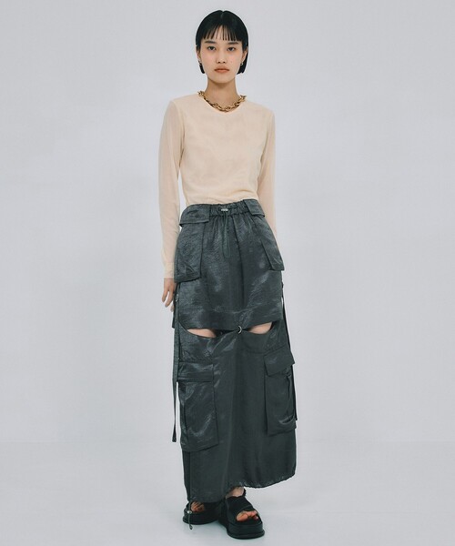 (THINGS THAT MATTER)2way パラシュートスカート THINGS THAT MATTER（シングス ザット マター）の「【THINGS