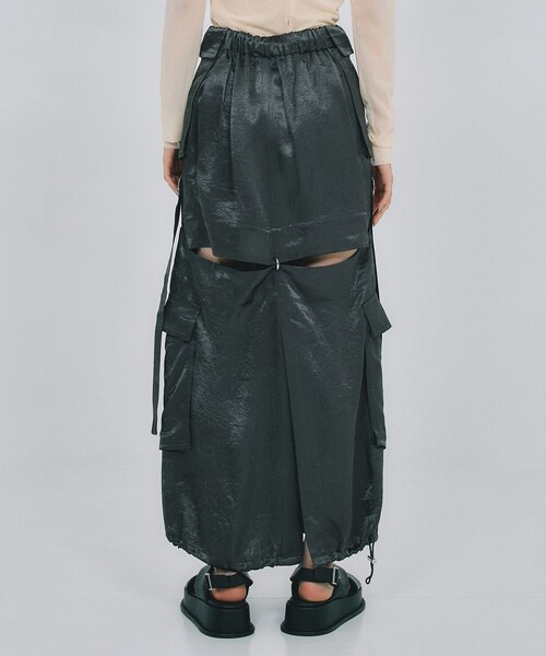 スカート THINGS THAT MATTER 2way parachute skirt THINGS THAT MATTER（シングス ザット マター）の「【THINGS