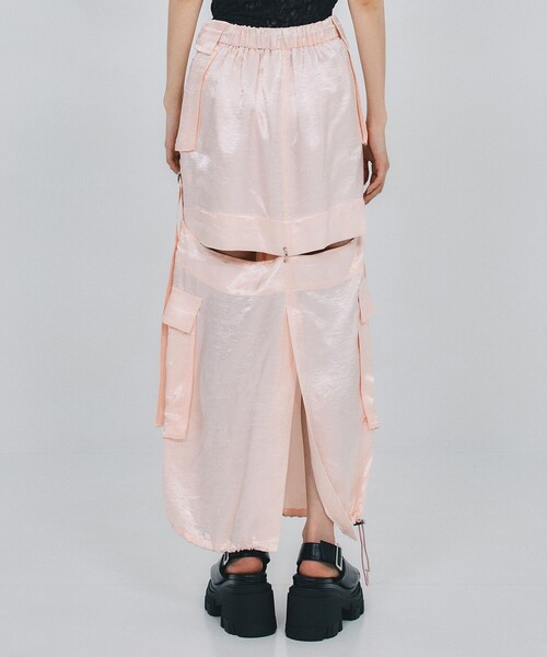 THINGS THAT MATTER(シングス ザット マター)の「【THINGS THAT MATTER/シングス ザット マター】《STUDIOUS別注》2WAYパラシュートスカート(スカート・レディース・ブラック/カーキ/ピンク・FREE)」の12枚目の写真