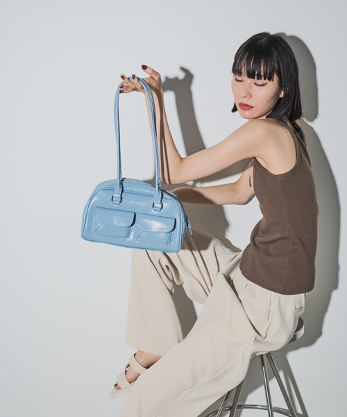 ダブルポケットボストンBAG（ショルダーバッグ）｜Naege（ナエジ