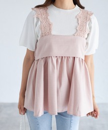【ZOZO限定】モチーフレースチュニック