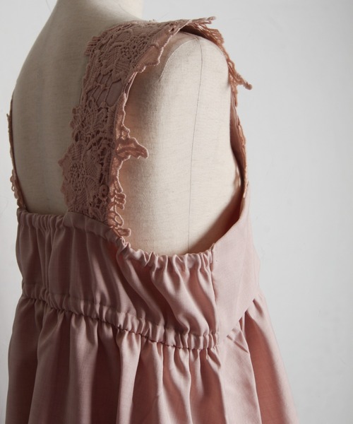 tocco closet（トッコ　クローゼット）の「【ZOZO限定】モチーフレースチュニック（シャツ/ブラウス・レディース・グレー/ピンク/ブラック・M）」の7枚目の写真