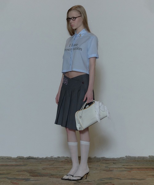 SCULPTOR（スカルプター）の「Status Summer Shirts/ステータスサマーシャツ（シャツ/ブラウス・レディース・ブルー/ホワイト・SMALL/MEDIUM）」の12枚目の写真