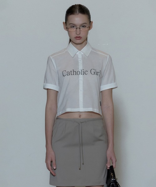 SCULPTOR（スカルプター）の「Status Summer Shirts/ステータスサマーシャツ（シャツ/ブラウス・レディース・ブルー/ホワイト・SMALL/MEDIUM）」の13枚目の写真