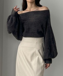 Louere（ルエレ）の「オフショルシャギーニット（ニット/セーター）」