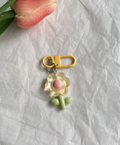 セール】【urge select】カラフル フラワーモチーフ キーホルダー