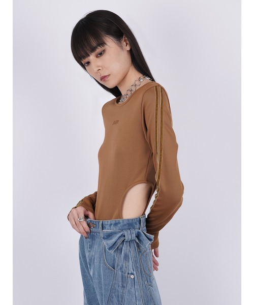 PAMEO POSE（パメオポーズ）の「Ballet Bodysuits（その他トップス・レディース・ブラック/パープル/ブラウン・FREE）」の7枚目の写真