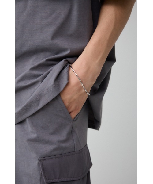 AZUL by moussy（アズールバイマウジー）の「アンギュラーチェーンブレスレット（ブレスレット・メンズ・シルバー/ゴールド・FREE）」の13枚目の写真