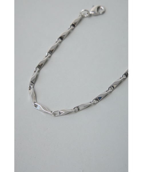 AZUL by moussy（アズールバイマウジー）の「アンギュラーチェーンブレスレット（ブレスレット・メンズ・シルバー/ゴールド・FREE）」の10枚目の写真