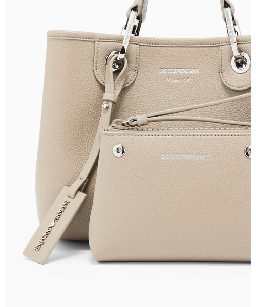 EMPORIO ARMANI(エンポリオアルマーニ)の「【エンポリオ アルマーニ】MyEA ショッパー ディアプリント スモール(ハンドバッグ・レディース・ダークパープル/ボルドー/グレイッシュブルー/ベビーピンク/ベージュ/サンドベージュ・FREE)」の18枚目の写真