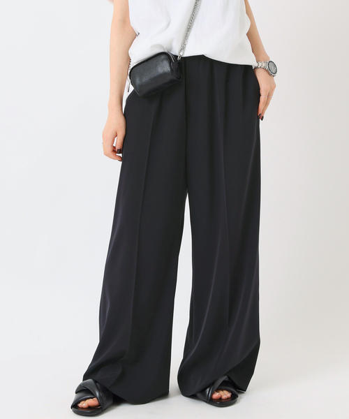 AP STUDIO（エーピーストゥディオ）の「リラクシングパンツ（スラックス・レディース・ネイビー・34/36/38）」の6枚目の写真