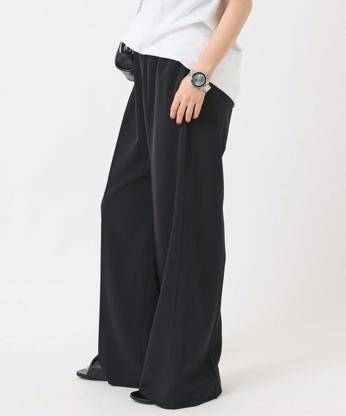 AP STUDIO（エーピーストゥディオ）の「リラクシングパンツ（スラックス・レディース・ネイビー・34/36/38）」の7枚目の写真