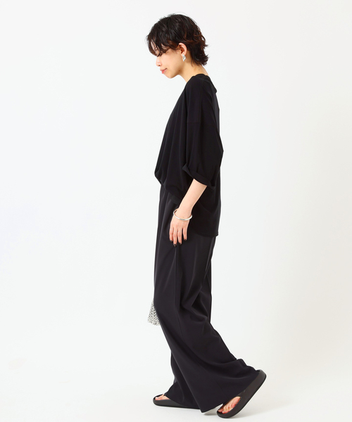 AP STUDIO（エーピーストゥディオ）の「リラクシングパンツ（スラックス・レディース・ネイビー・34/36/38）」の13枚目の写真