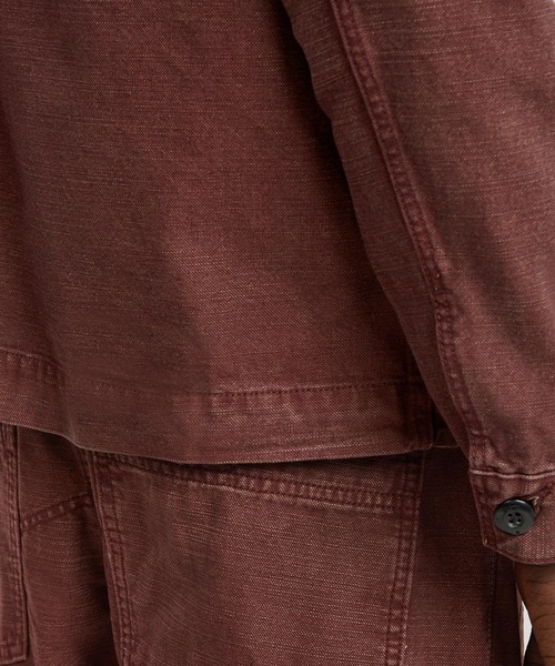 G-STAR（ジースター）の「UTILITY OVERSHIRT/ミリタリーディテールキャンバスジャケット（ミリタリージャケット・メンズ・ブラウン系その他・LARGE/MEDIUM/SMALL）」の4枚目の写真