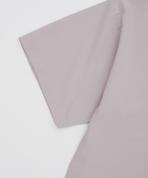 SIDEWAY STANCE(サイドウェイスタンス)の「ポリストレッチ ネクタイ付き 半袖シャツ(シャツ/ブラウス・メンズ・チャコール/ブラック/ベージュ/ホワイト・MEDIUM/LARGE/X-LARGE)」の22枚目の写真