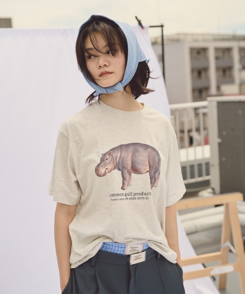 common gull products.(コモンガルプロダクツ)の「共存するTシャツ(Tシャツ/カットソー・レディース・ホワイト系その他/ホワイト系その他3/グレー系その他3/グレー系その他2/ホワイト系その他2/グレー系その他・MEDIUM/LARGE)」の5枚目の写真
