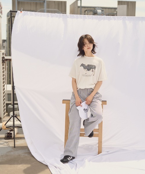 common gull products.(コモンガルプロダクツ)の「共存するTシャツ(Tシャツ/カットソー・レディース・ホワイト系その他/ホワイト系その他3/グレー系その他3/グレー系その他2/ホワイト系その他2/グレー系その他・MEDIUM/LARGE)」の8枚目の写真