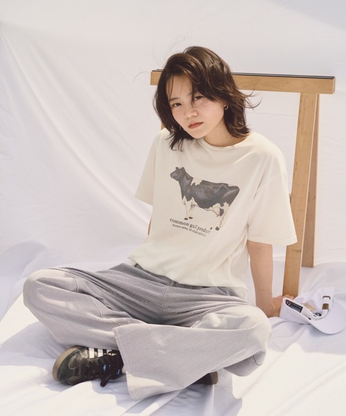 common gull products.(コモンガルプロダクツ)の「共存するTシャツ(Tシャツ/カットソー・レディース・ホワイト系その他/ホワイト系その他3/グレー系その他3/グレー系その他2/ホワイト系その他2/グレー系その他・MEDIUM/LARGE)」の12枚目の写真