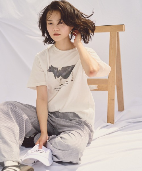 トップス common gull products. common gull products.（コモンガルプロダクツ）の「共存するT