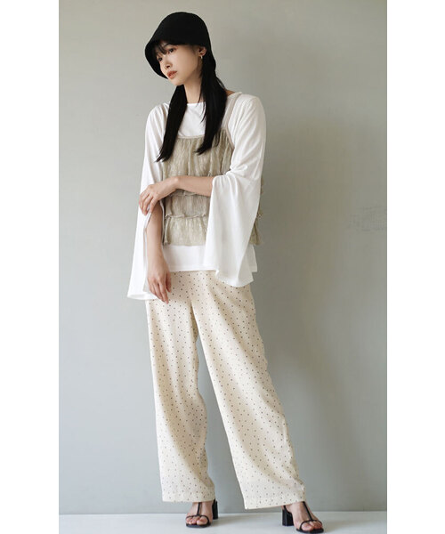 zootie(ズーティー)の「オークール カットロングスリーブプルオーバー(Tシャツ/カットソー・レディース・ラベンダー/ベージュ/ホワイト/カーキ/ブラック・M)」の6枚目の写真