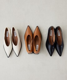 EMMEL REFINES | ＜EMMEL REFINES＞EM Vカット ポインテッド パンプス(パンプス)